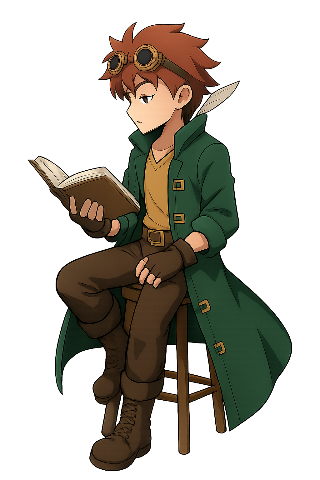 The Alchemist at a transmutation circle