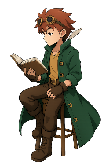 The Alchemist at a transmutation circle