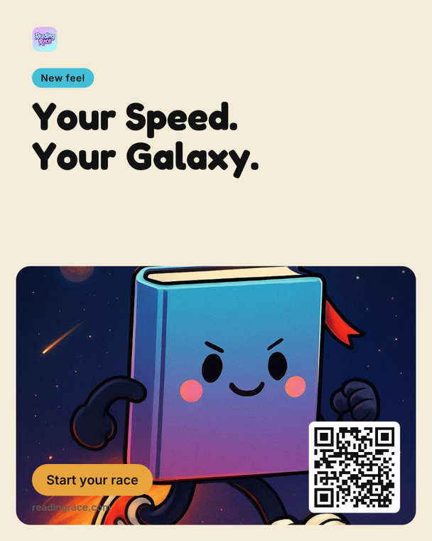 A Reading Race post: Your Speed. Your Galaxy.